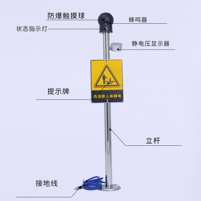 人体静电释放器从根本解决人体携带静电的问题