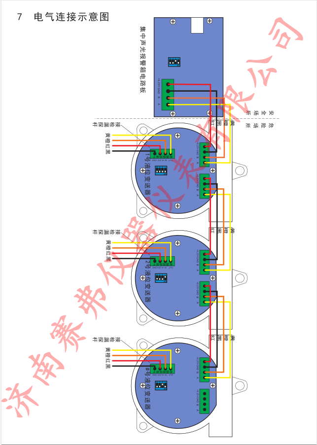 加油站双层复合管线渗漏探测器